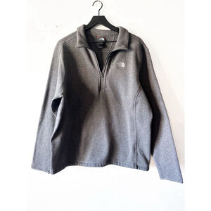 The North Face Men’s XL Gray Quarter Zip Fleece Pullover Jacket